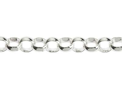 Sterling Silver 5.0mm Heavy Round Belcher Chain 16