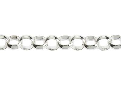 Sterling Silver 5.0mm Heavy Round Belcher Chain 18