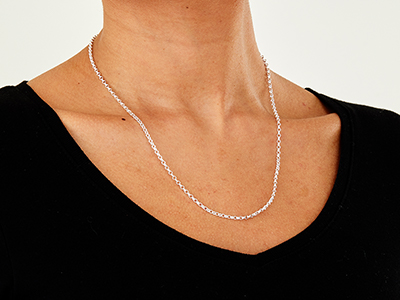 Sterling Silver 2.5mm Belcher Chain 20