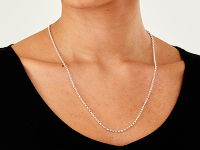 Sterling Silver 2.5mm Belcher Chain 22