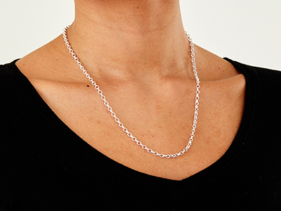 Sterling Silver 3.0mm Belcher Chain 20