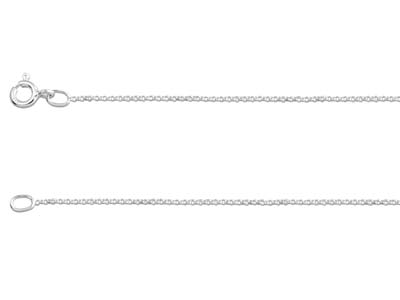 Sterling Silver 1.0mm Mini Belcher Chain 24