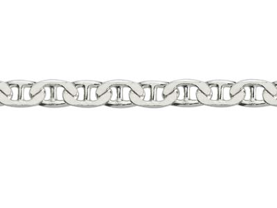 Sterling Silver 4.7mm Anchor Curb Chain 16