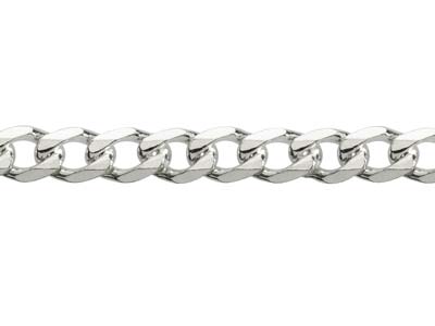 Sterling Silver 5.2mm Metric Curb Chain 18
