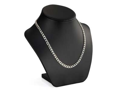 Sterling Silver 5.2mm Metric Curb Chain 20