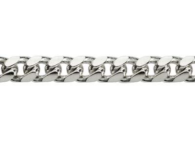 Sterling Silver 6.4mm Classic Curb Chain 20