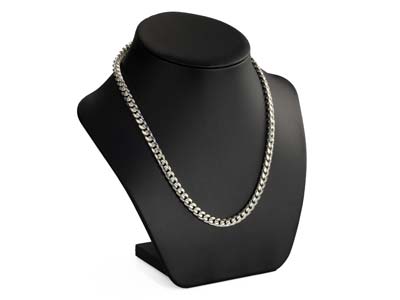 Sterling Silver 6.4mm Classic Curb Chain 20