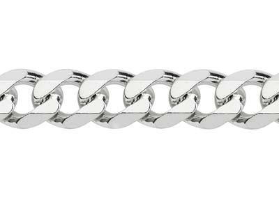 Sterling Silver 9.2mm Metric Curb Chain 20