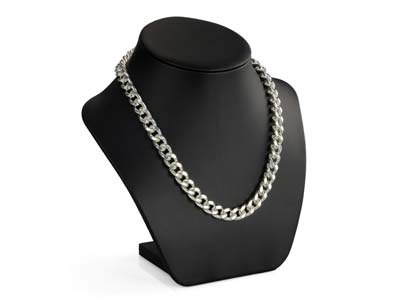 Sterling Silver 10.3mm Curb Chain  18