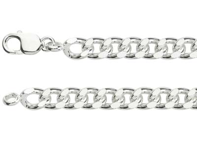 Sterling Silver 10.3mm Curb Chain  20