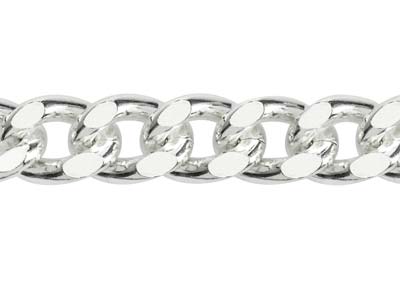 Sterling Silver 10.3mm Curb Chain  20