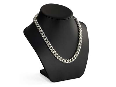 Sterling Silver 10.3mm Curb Chain  20