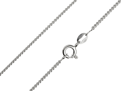 Sterling Silver 1.7mm Curb Chain    16