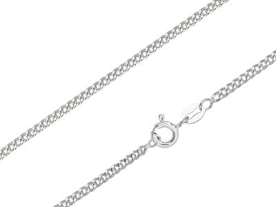 Sterling Silver 2.12mm Filed Curb 16