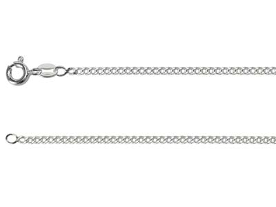 Sterling Silver 2.12mm Filed Curb 16
