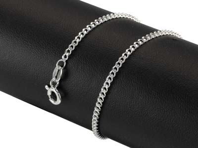 Sterling Silver 2.12mm Filed Curb 16