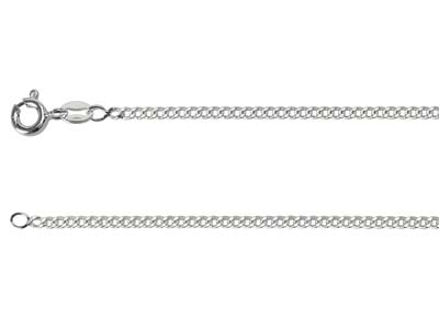 Sterling Silver 2.12mm Filed Curb 20