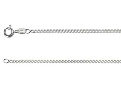 Sterling Silver 2.12mm Filed Curb 22