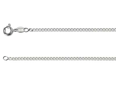 Sterling Silver 2.12mm Filed Curb 24
