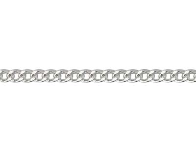 Sterling Silver 2.12mm Filed Curb 24