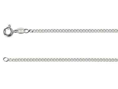 Sterling Silver 2.12mm Filed Curb 26
