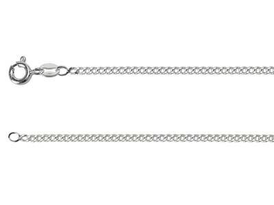 Sterling Silver 2.12mm Filed Curb 28