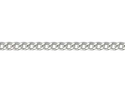 Sterling Silver 2.12mm Filed Curb 30