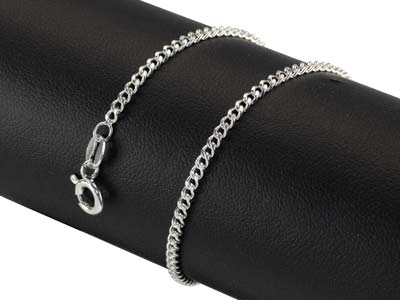 Sterling Silver 2.12mm Filed Curb 30