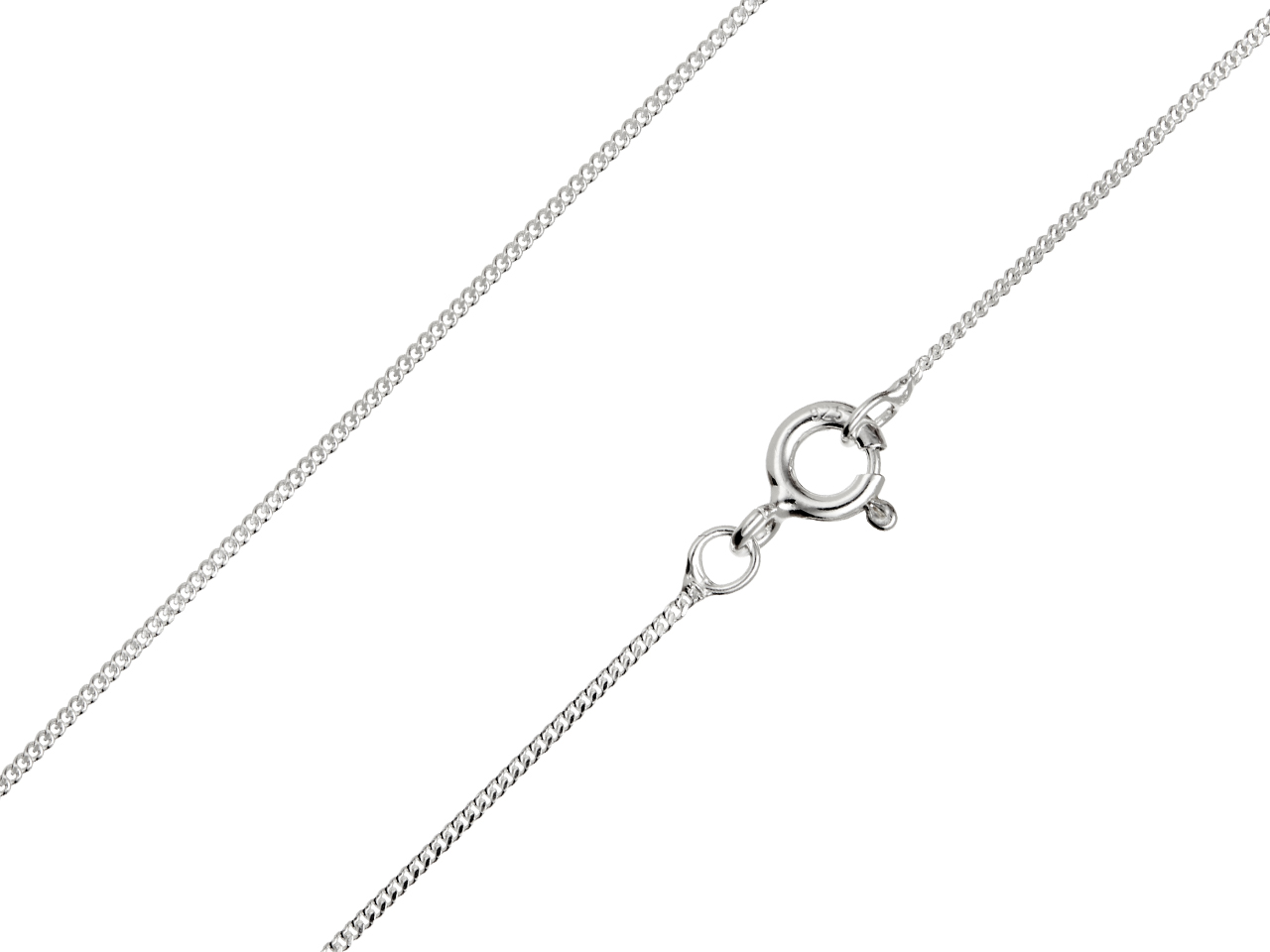 925 Sterling Silver Diamond Cut CURB Necklace Chain 16-30" 100% Recycled Silver