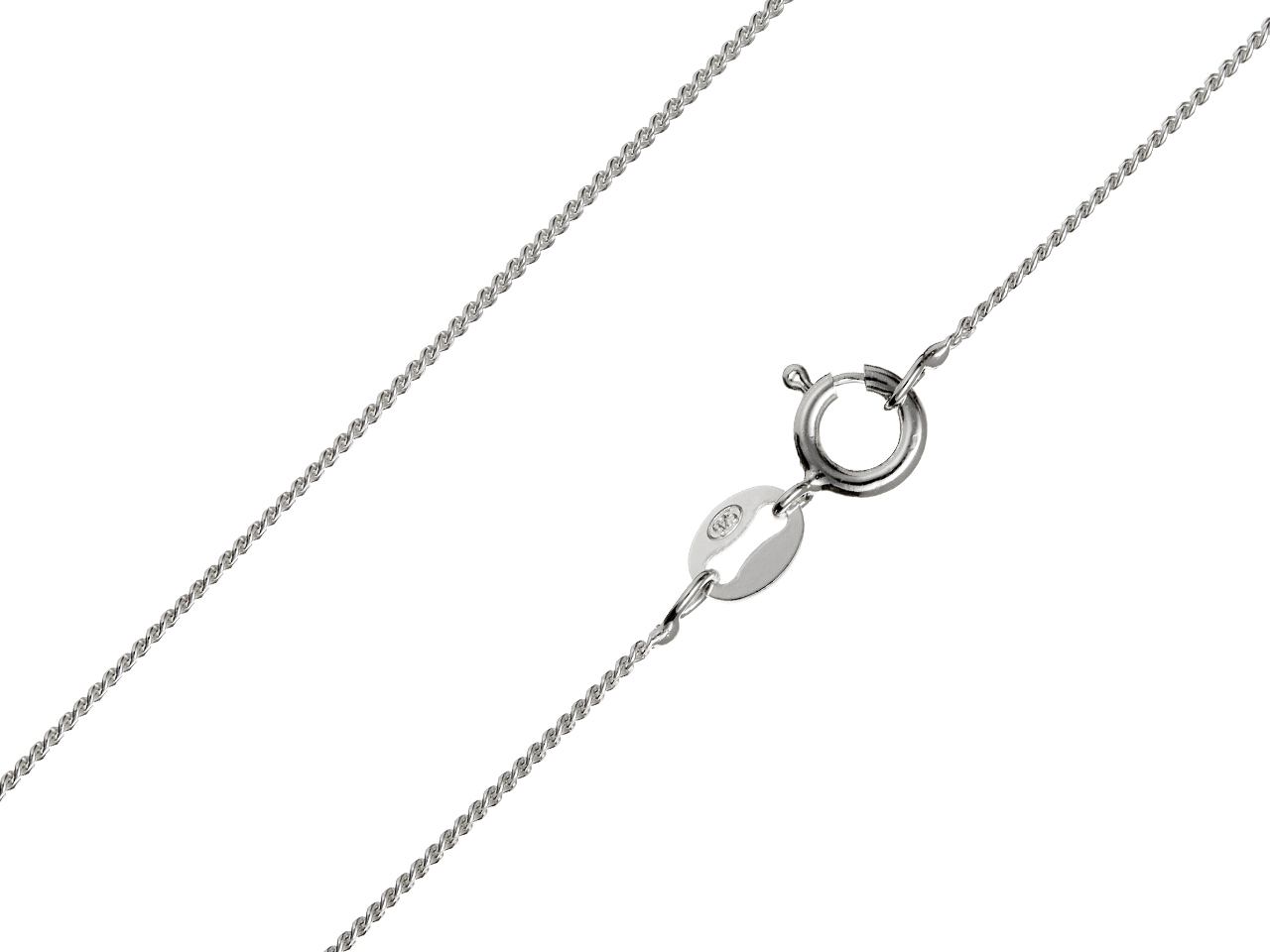 925 Sterling Silver Diamond Cut CURB Necklace Chain 16-30" 100% Recycled Silver