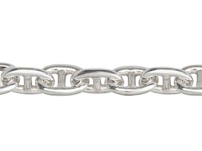 Sterling Silver 6mm Marine Chain   22