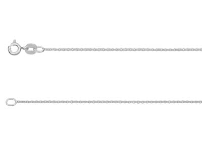 Sterling Silver 1.2mm Cable Chain  1640cm Unhallmarked