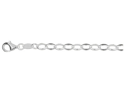 Sterling Silver 5.0mm Belcher      Bracelet 7.519cm Unhallmarked    100 Recycled Silver