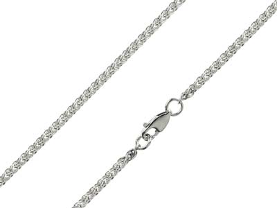 Sterling Silver 2.5mm Spiga        Bracelet 7.519cm