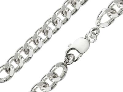 Sterling Silver 10.3mm Curb Bracelet 8.5
