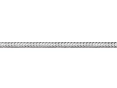 Sterling Silver 1.2mm Diamond Cut  Round Snake Chain 18