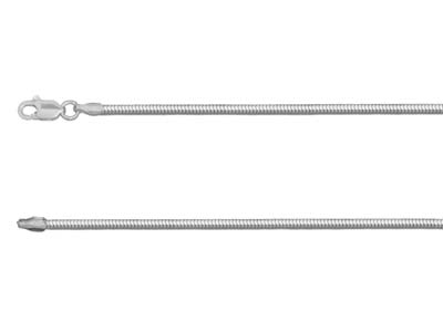 Sterling Silver 1.6mm Diamond Cut  Round Snake Chain 1640cm         Unhallmarked 100 Recycled Silver