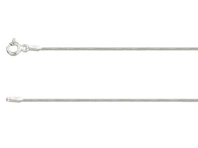 Sterling Silver 0.9mm Mini Snake   Chain 16