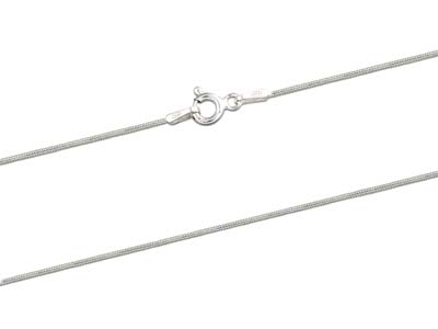 Sterling Silver 0.9mm Mini Snake   Chain 20