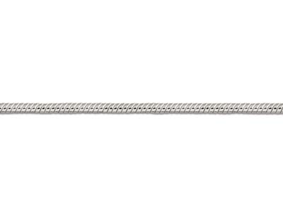 Sterling Silver 0.9mm Mini Snake   Chain 24