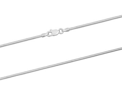 Sterling Silver 1.2mm Round Snake  Chain 16