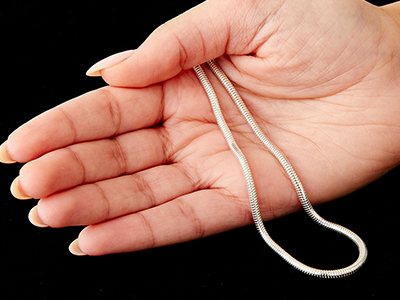 Sterling Silver 3.0mm Round Snake  Chain 20
