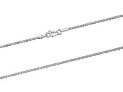 Sterling Silver 1.5mm Spiga Chain   24