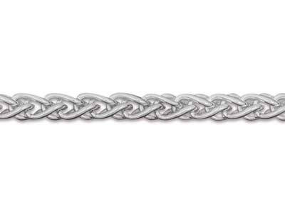 Sterling Silver 2.5mm Spiga Chain  16