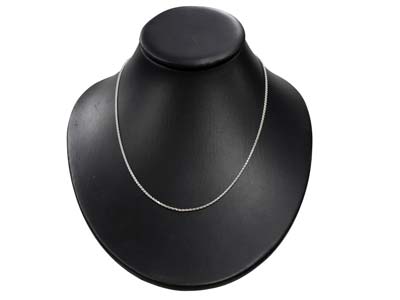 Sterling Silver 1.5mm Diamond Cut  Spiga Chain 20