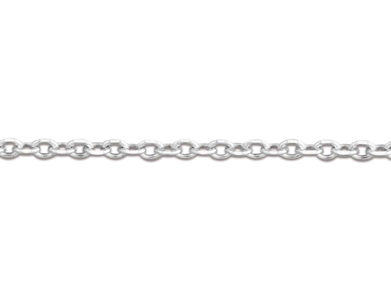30" Sterling Silver .925 Chain Necklace Diamond Cut Trace Jewellery Chain 16"