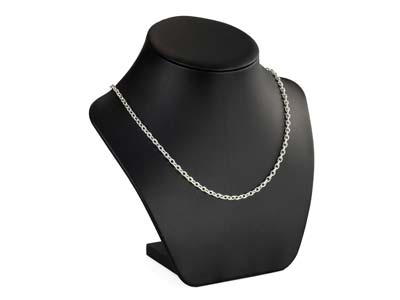 Sterling Silver 3.5mm Angle Filed  Trace Chain 20