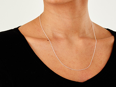 Sterling Silver 1.3mm Trace Chain   20