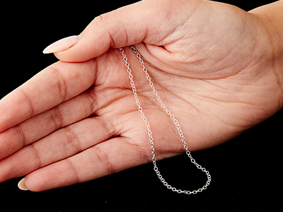 Sterling Silver 1.3mm Trace Chain   20