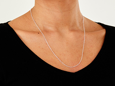 Sterling Silver 1.7mm Trace Chain   20